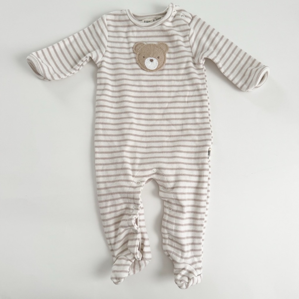 Rabbit + Bear organic bear outfit 0-3m